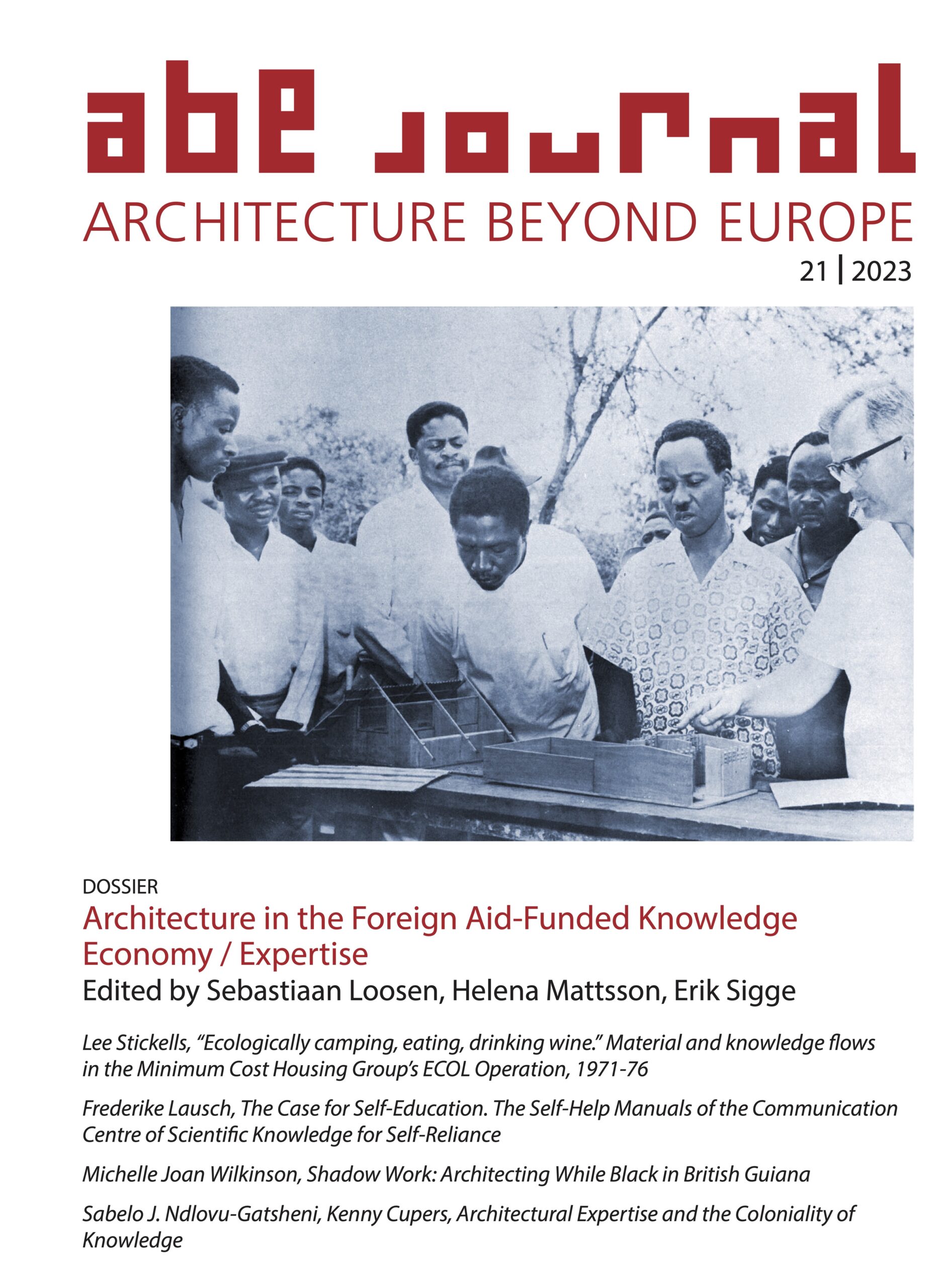 ABE Journal 21+22 | 2023 - Architecture in the Foreign Aid-Funded Knowledge Economy.