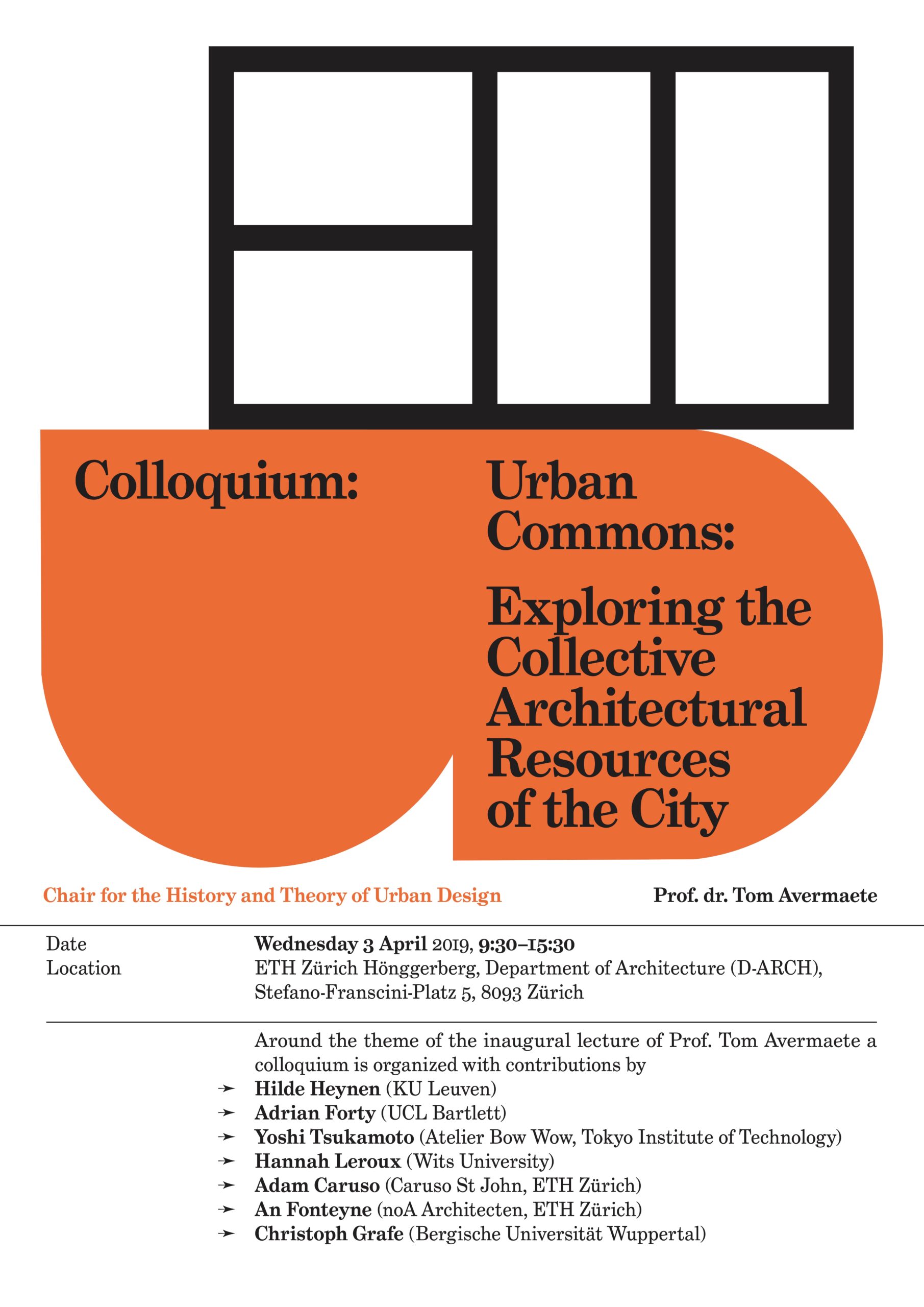 Urban Commons: Exploring the Collective Architectural Resources of the City